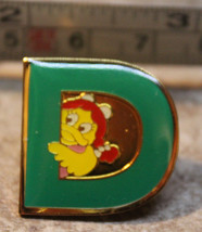 McDonalds Birdie Early Letter D Alphabet Collectible Pinback Pin Button ... - $14.53