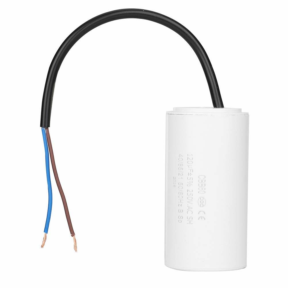 Walfront Cbb60 250V Ac 120Uf 50/60Hz Round Plastic Run Capacitor - $37.98