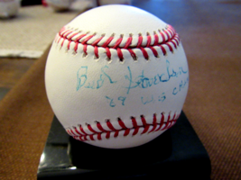 Bud Harrelson 1969 Ws Champs New York Mets Ss Signed Auto Oml Baseball Jsa - £116.76 GBP