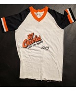 1987 HTS Baltimore Orioles Stadium Giveaway MLB 50/50 HTS Court Chemise ... - $25.98