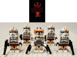 5pcs 212th Republic Battalion &amp; Commander Cody Star Wars Minifigure Toys - £8.54 GBP