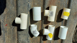 21QQ96 ASSORTED PVC &amp; CPVC FITTINGS, 1/2&quot; &amp; 3/4&quot;, NEW OTHER - £3.86 GBP