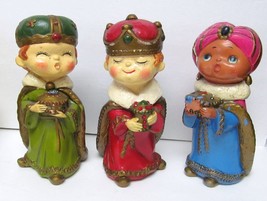 Kurt S Adler 3 Wisemen Wise Men Statue Figure Figures Holiday Japan 7.5&quot; Vtg - £79.09 GBP