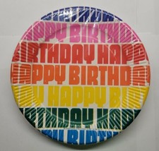 Vintage American Greetings Party Maid Rainbow Happy Birthday Dessert Plates - $9.89
