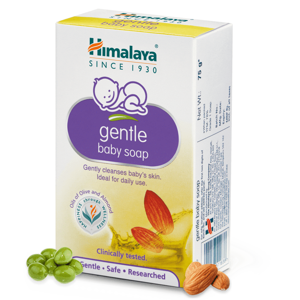 Himalaya Gentle Baby Soap 75 gms- Olive Oil Almond Oil FREE SHIP - $13.20
