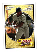2008 Upper Deck Baseball Heroes #126 Dave Winfield New York Yankees - £2.38 GBP