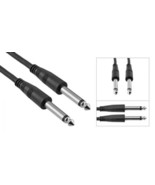 100&#39; ft MONO CABLE 1/4&quot; male to 1/4&quot; male M/M Patch connect Neutron Star... - $44.31 CAD