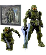 Halo 4 Master Chief Green Spartan 7&#39;&#39; Action Figure Collection Model PVC... - $31.99