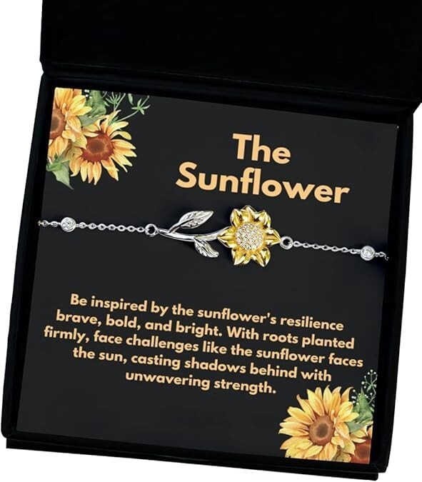 To my Mom,  Sunflower Bracelet - $39.59