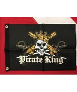 Flappin&#39; Flags &quot;PIRATE KING&quot; 3&#39; x 5&#39; Flag Banner Double Sided Print High... - $24.74