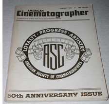 American Cinematographer Magazine Vintage January 1969 50th Anniversary ... - $745.41 MXN