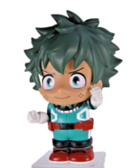 My Hero Academia Animae Figure Plastic Coin Bank Green Hair 8&quot; Unbreakable - $8.94