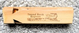 Round Rock Express Wooden Train Whistle -MiLB Texas Rangers/Houston Astros - £11.98 GBP