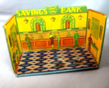 Home Town Savings Bank Marx Tin Litho Toy 1930s - $89.10