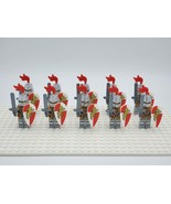 Medieval Knights Red Lion Knights A x10 Minifigures Lot - $21.99