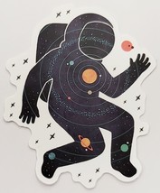 Astronaut With Solar System Coloring Super Cool Sticker Decal Embellishment Cute - £1.83 GBP