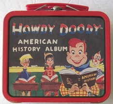 Howdy Doody ~ American History Album, Dilly Dally, Clarabell, 1998 ~ Lunchbox - £15.30 GBP