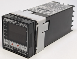 OMEGA CN7600 AUTO TUNE TEMPERATURE CONTROLLER Model# CN76163-485 - $197.99