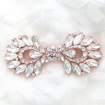 Rhinestone Hook and Eye, Rhinestone buckle, Rhinestone clasp, Rhinestone... - $19.50
