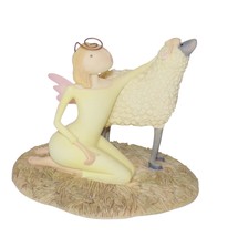 Demdaco Pure Of Heart Angel With Sheep Nativity Figure W Box - £51.40 GBP