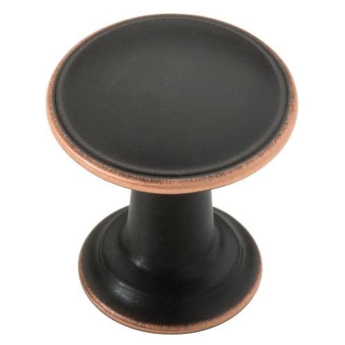 Brainerd 1&quot; Bronze with Copper Highlights Cabinet Knob- 229884 - $7.41