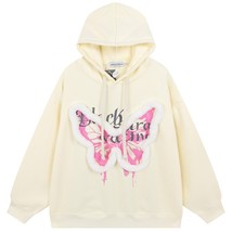 Fuzzy  Hip Hop Sweatshirts Y2K Harajuku Streetwear Sweatshirts Men Oversized Fle - £168.17 GBP