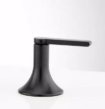 New Matte Black Lentz Widespread Bathroom Faucet Lever Handles by Signat... - $79.95