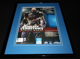 Enemy Territory Quake Wars 2006 Framed 11x14 ORIGINAL Vintage Advertisement - $34.64