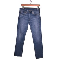 LEVIS 511 Jeans Blue Denim Mens Size 31x32 Mid Rise Slim Fit Casual *flaw* - £17.15 GBP
