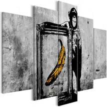 Tiptophomedecor Stretched Canvas Street Art - Banksy: Proud Monkey - Stretched & - $89.99+