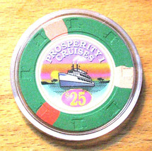 (1) $25. Prosperity One Cruises Casino CHIP - Venice, Florida - $11.95