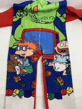 Vintage Rugrats Pajamas Nickelodeon 1 Piece Zipper Boys Kids Youth Size 12 90s - £31.32 GBP