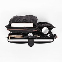 ToteSavvy Deluxe Black Tote Bag Organizer - £67.82 GBP