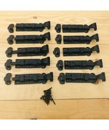10 IRON FLAT SLIDING LOCKS CABINET DOOR CUPBOARD BOLT SLIDE LATCH BARN B... - $1,124.03 MXN