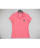 Under Armour Wounded Warrior Project Women's Polo Short Sleeve Pink Large - $14.49