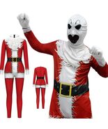 VSAEJO Halloween Clown Costume Jumpsuit Mask Set Adults Size L - €5,70 EUR