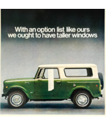 1969 International Harvester Scout Advertisement Vintage Automobilia DWW10C - €21,45 EUR