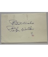Rube Walker (d. 1992) Signed Autographed Vintage Government Postcard GPC... - $21.01 CAD