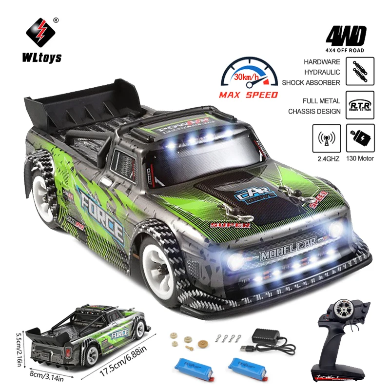 WLtoys 284131 Rc Car 1:28 4WD Drive Off-Road 2.4G 30Km/H High Speed Drift Remote - £66.77 GBP+