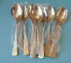 Vtg Utensils Cutlery Dessert Spoons Spoon Set 12psc. Marked Supreminox 18/0 - £23.71 GBP