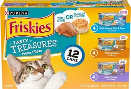 Purina Friskies Gravy Wet Cat Food Variety Pack (Pack of 12) 5.5 oz. Cans - $18.71