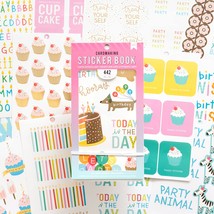 American Crafts Sticker Book Happy Hooray, 12.1 x 22.9 x 0.8 cm - £15.94 GBP