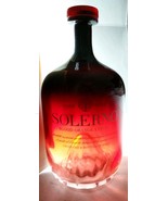 Collectible Glass Solerno Blood Orange Liqueur Bottle, 750 ML, empty - $34.17 CAD