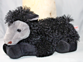 Aurora World Flopsie &quot;Bah Bah&quot; Black Sheep Plush Toy 12&quot; Bean Belly - £7.61 GBP