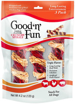 Healthy Hide Good N Fun Triple Flavor Crunchy Spirals 18 count (6 x 3 ct) Health - £27.44 GBP