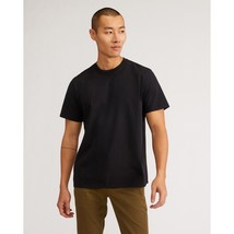 Everlane Mens The Premium-Weight Crew Neck T Shirt Black M - £23.01 GBP