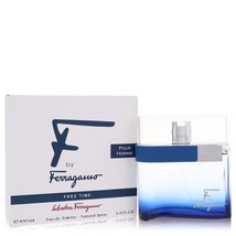 F Free Time by Salvatore Ferragamo Eau De Toilette Spray 3.4 oz for Men - £43.58 GBP