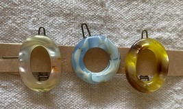 ⭕⭕VTG, 3 vintage Hair Barrettes for Women, New, Length 4 cm, clips - $7.92