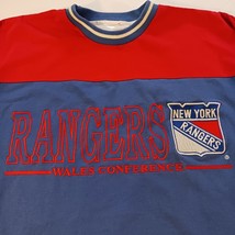 VTG  90s Baseball New York Rangers Wales Conference By College Concepts Shirt L image 4