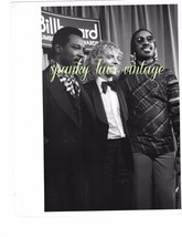 Celebrity Photo Vintage George Benson Peter Frampton Stevie Wonder Billboard - £10.07 GBP